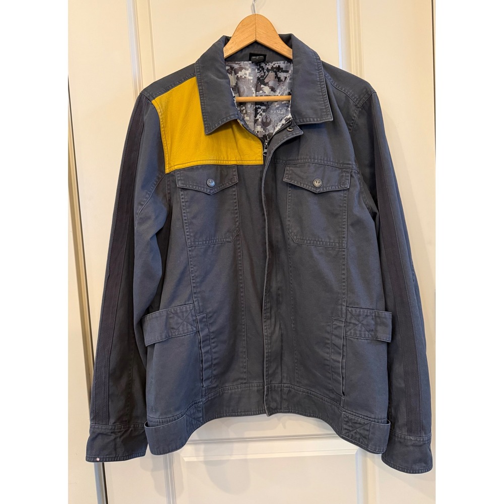 Star Wars Mens Rogue One Rebel Alliance Military Field Jacket Size L See Details